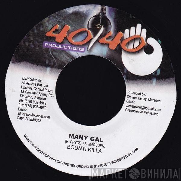 Bounty Killer - Many Gal
