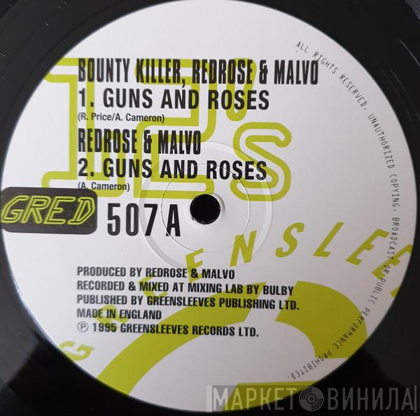 , Bounty Killer  Redrose & Malvo Crew  - Guns And Roses