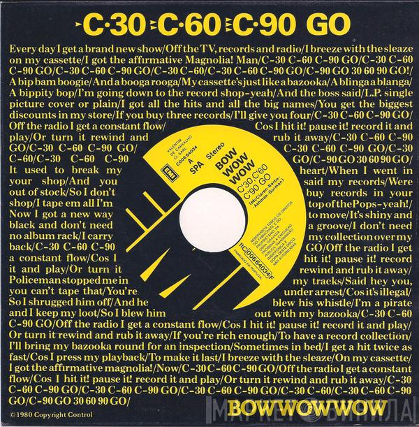  Bow Wow Wow  - C·30 C·60 C·90 Go