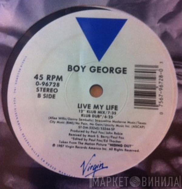 Boy George - Live My Life