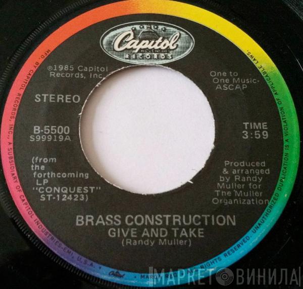  Brass Construction  - Give And Take / My Place