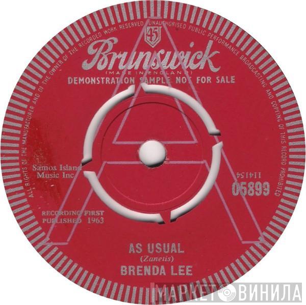  Brenda Lee  - As Usual / Lonely Lonely Lonely Me