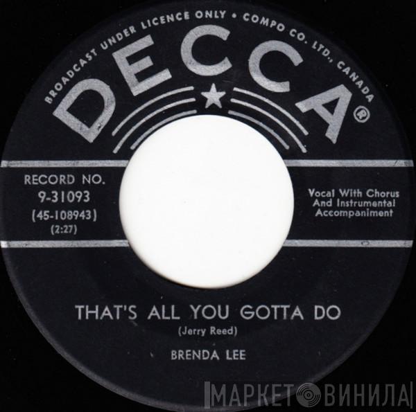  Brenda Lee  - I'm Sorry / That's All You Gotta Do