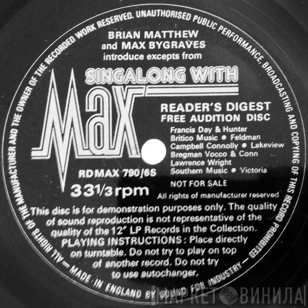 Brian Matthew, Max Bygraves - Excerpts From "Singalong With Max"