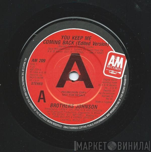  Brothers Johnson  - You Keep Me Coming Back