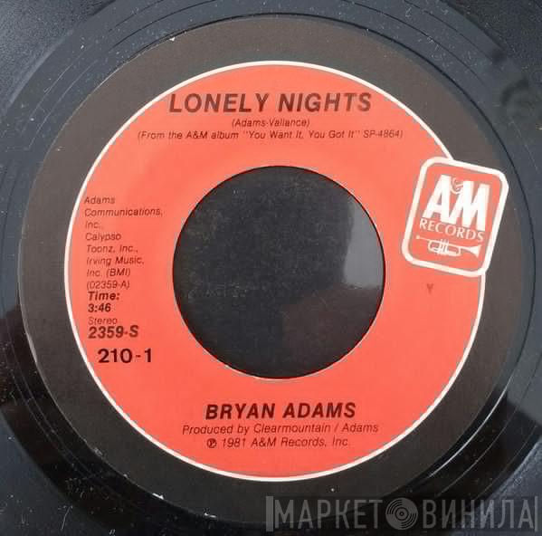 Bryan Adams - Lonely Nights