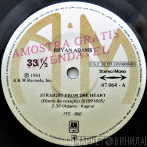  Bryan Adams  - Straight From The Heart