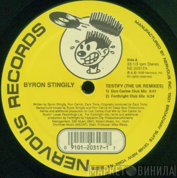  Byron Stingily  - Testify  (The UK Remixes)