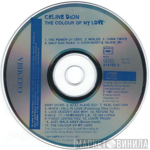 Céline Dion  - The Colour Of My Love