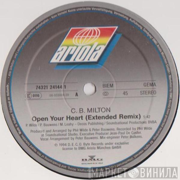 CB Milton - Open Your Heart