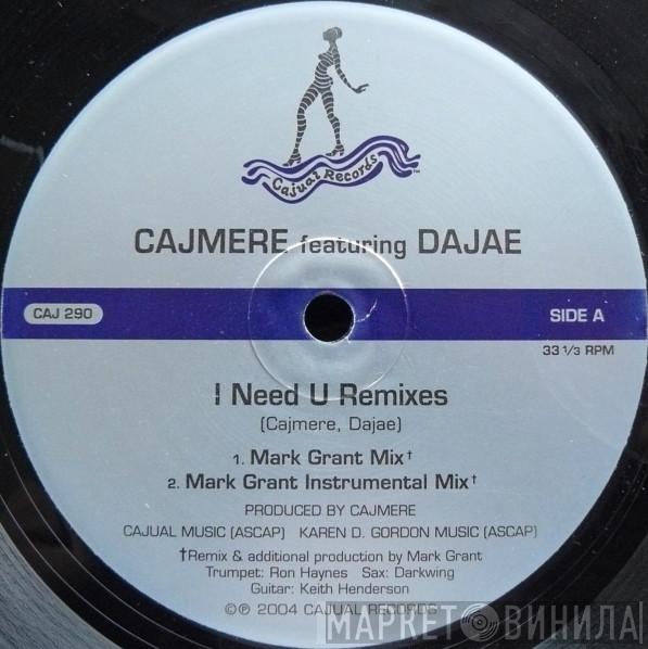  Cajmere  - I Need U (Remixes)