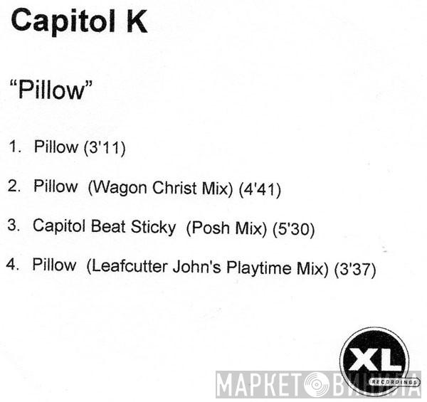  Capitol K  - Pillow