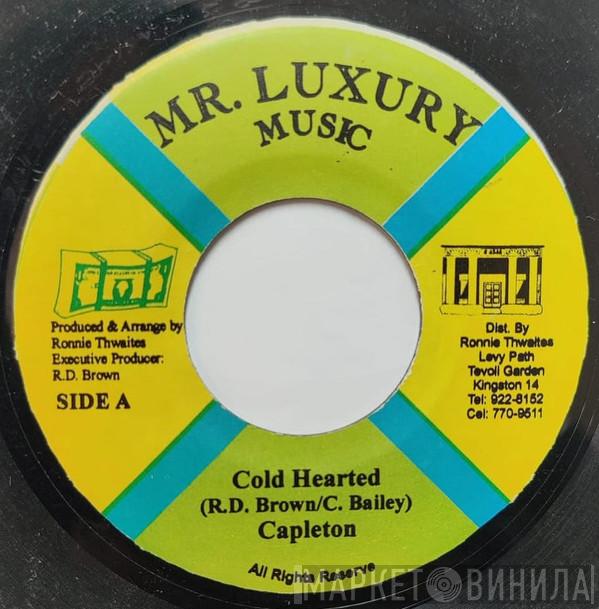 Capleton, Military Man - Cold Hearted / If A Love Wi A Deal Wid