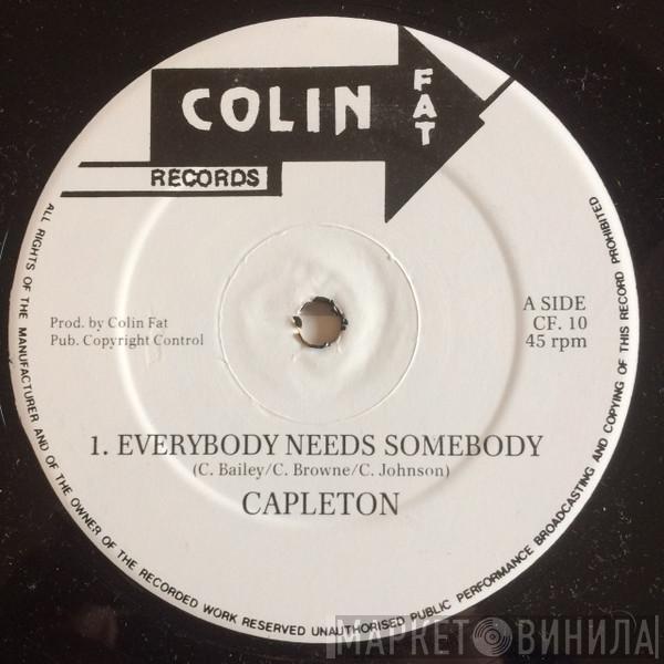 Capleton, Steely & Clevie - Everybody Needs Somebody / Version
