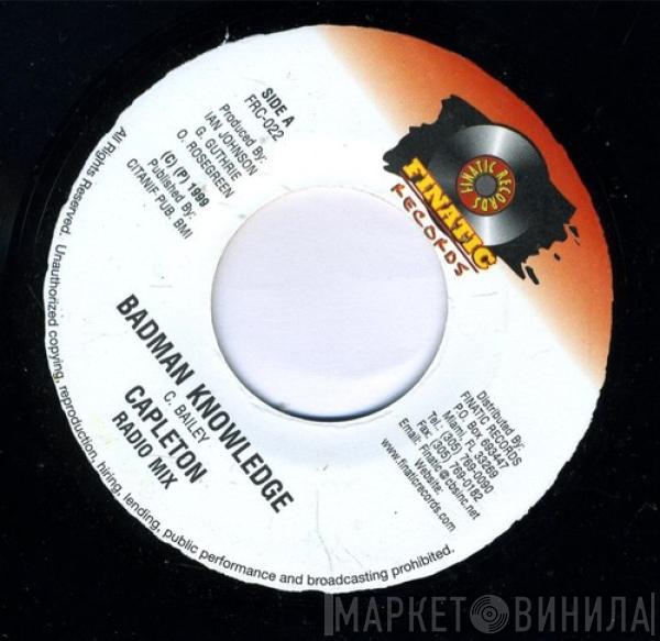 Capleton - Badman Knowledge