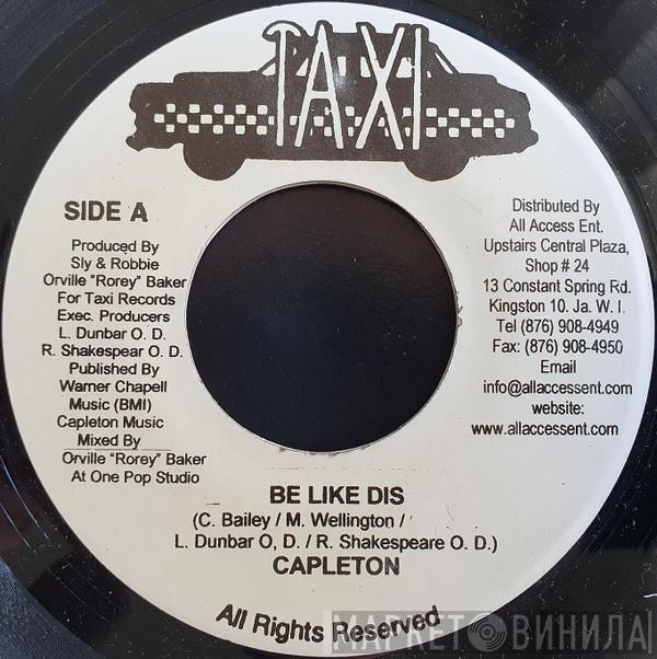  Capleton  - Be Like Dis