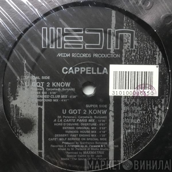 Cappella - U Got 2 Know