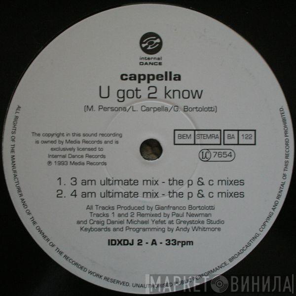  Cappella  - U Got 2 Know