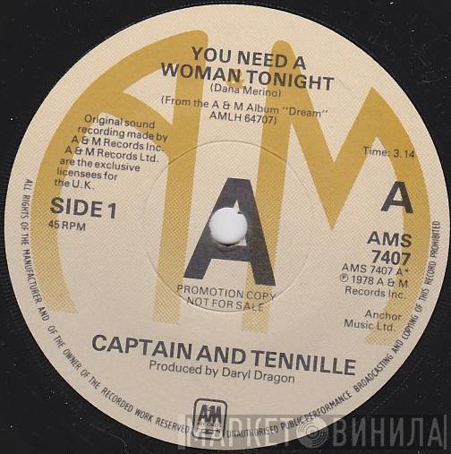 Captain And Tennille - You Need A Woman Tonight