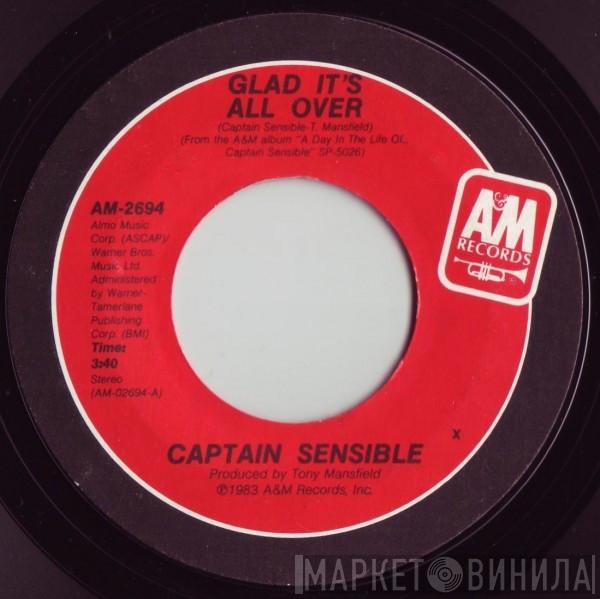  Captain Sensible  - Glad It's All Over