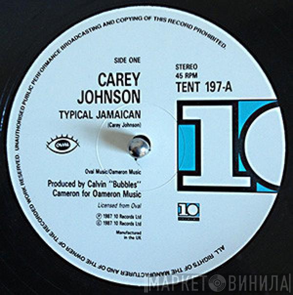 Carey Johnson - Typical Jamaican