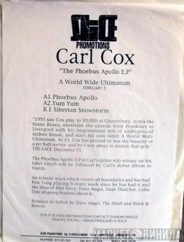  Carl Cox  - The Phoebus Apollo E.P