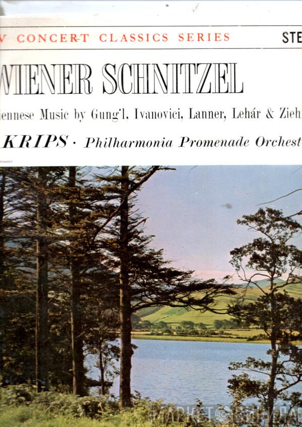 , Carl Michael Ziehrer , Josef Gungl , Ion Ivanovici , Josef Lanner , Franz Lehár , Philharmonia Promenade Orchestra  Henry Krips  - Wiener Schnitzel