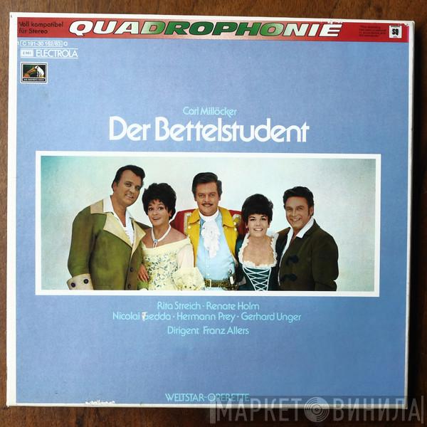 , Carl Millöcker , Rita Streich , Renate Holm , Nicolai Gedda , Hermann Prey , Gerhard Unger  Franz Allers  - Der Bettelstudent