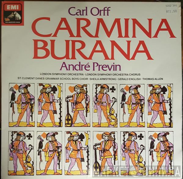 , Carl Orff , André Previn , The London Symphony Orchestra , London Symphony Chorus , St. Clement Danes Grammar School Boys' Choir , Sheila Armstrong , Gerald English  Thomas Allen  - Carmina Burana