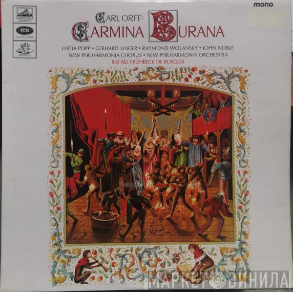 - Carl Orff , Lucia Popp , Gerhard Unger , Raymond Wolansky , John Noble , New Philharmonia Chorus , New Philharmonia Orchestra  Rafael Frühbeck De Burgos  - Carmina Burana, Cantiones Profanae