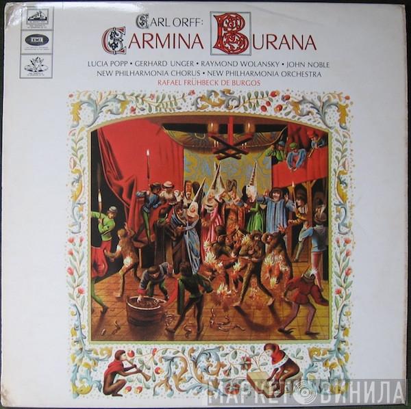 - Carl Orff , Lucia Popp , Gerhard Unger , Raymond Wolansky , John Noble , New Philharmonia Chorus , New Philharmonia Orchestra  Rafael Frühbeck De Burgos  - Carmina Burana, Cantiones Profanae