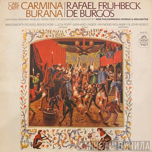 - Carl Orff , Rafael Frühbeck De Burgos , Wilhelm Pitz And New Philharmonia Orchestra , New Philharmonia Chorus , Lucia Popp , Gerhard Unger , Raymond Wolansky  John Noble  - Carmina Burana, Cantiones Profanae