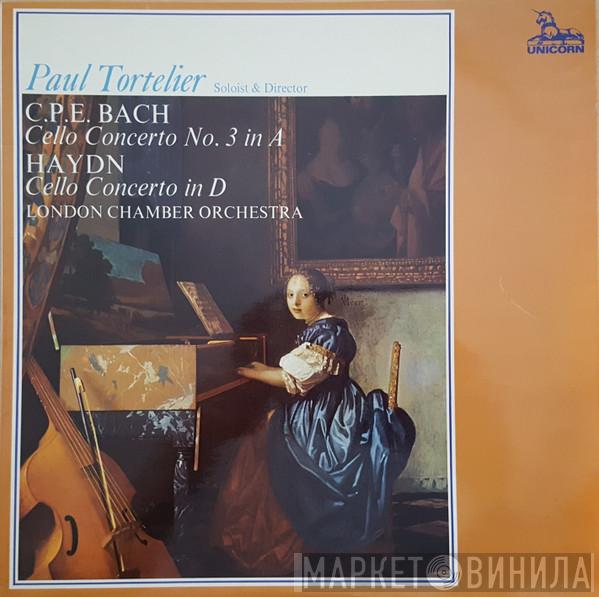 Carl Philipp Emanuel Bach, Joseph Haydn, Paul Tortelier, The London Chamber Orchestra - Cello Concerto In A Major Wq. 172 / Cello Concerto In D Op. 101