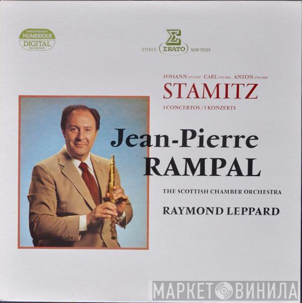 , Carl Stamitz , Anton Stamitz , Jan Václav Antonín Stamic  Jean-Pierre Rampal  - 3 Concertos = 3 Konzerts