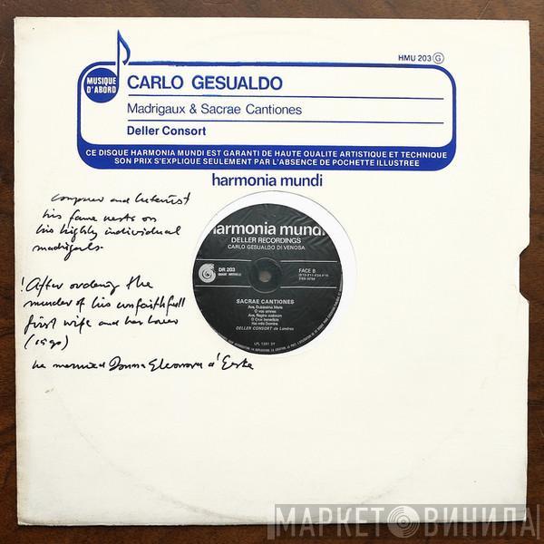 Carlo Gesualdo, Deller Consort - Madrigaux & Sacrae Cantiones