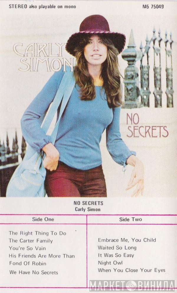  Carly Simon  - No Secrets