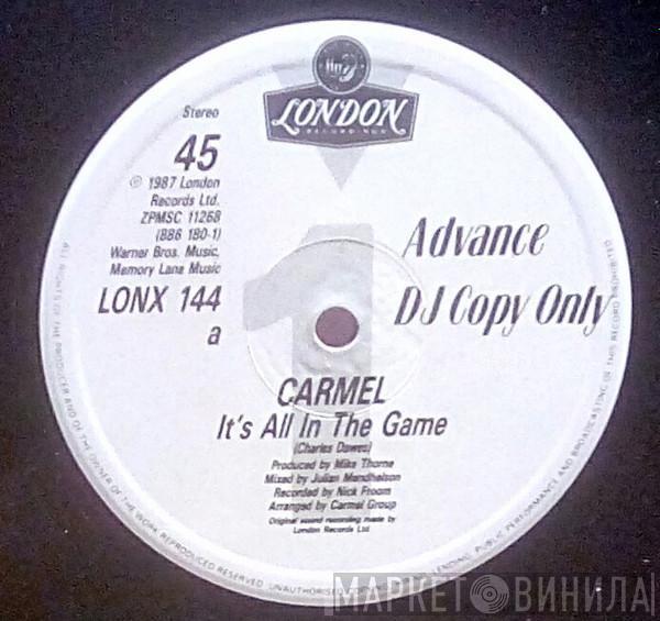  Carmel   - It's All In The Game