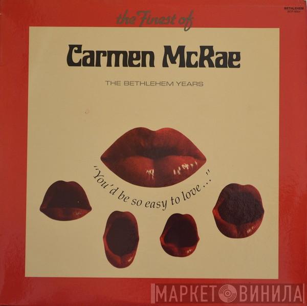 Carmen McRae - ''You'd Be So Easy To Love''