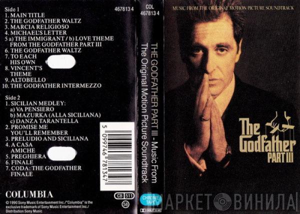 Carmine Coppola, Nino Rota - The Godfather Part III (Music From The Original Motion Picture Soundtrack)