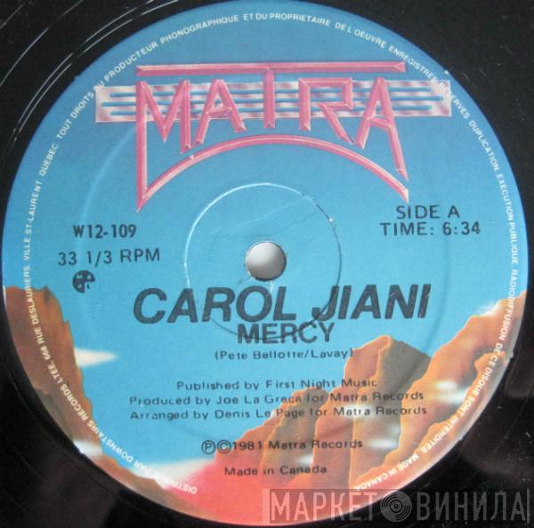  Carol Jiani  - Mercy / The Woman In Me