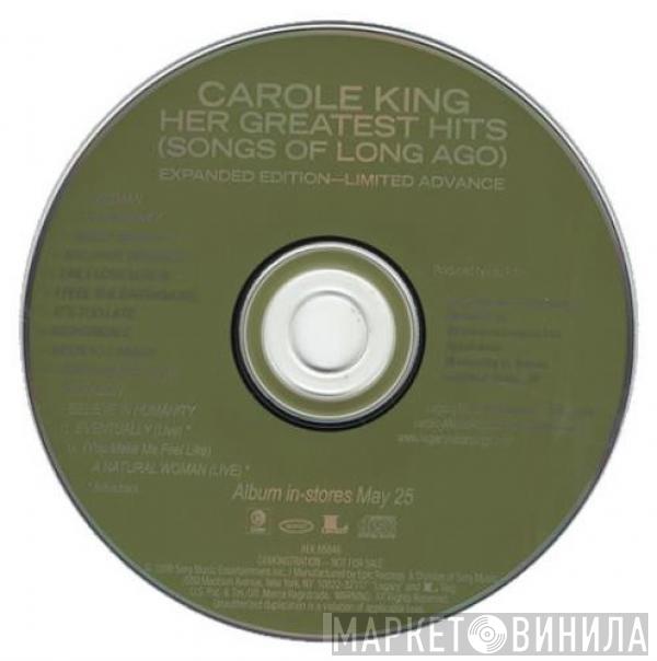  Carole King  - Carole King Her Greatest Hits (Songs Of Long Ago)