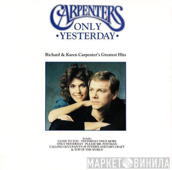  Carpenters  - Only Yesterday - Richard & Karen Carpenter's Greatest Hits