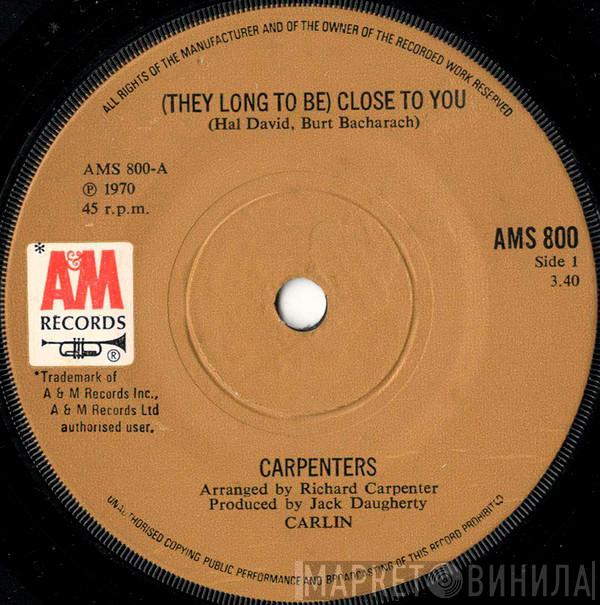 Carpenters - They Long To Be Close To You