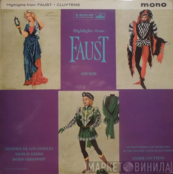 Charles Gounod, Orchestre National De L'Opéra De Paris, André Cluytens, René Duclos, Jules Barbier, Michel Carré  - Highlights From Faust