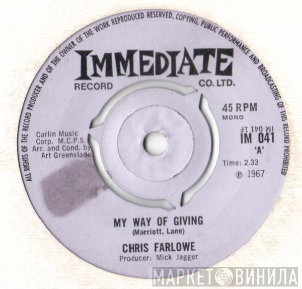 Chris Farlowe - My Way Of Giving