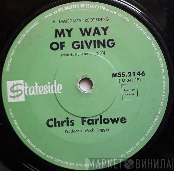 Chris Farlowe  - My Way Of Giving
