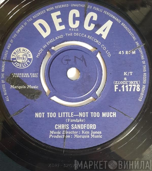  Chris Sandford  - Not Too Little - Not Too Much