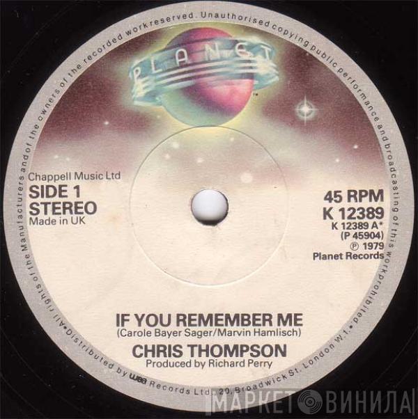 Chris Thompson, Dave Grusin - If You Remember Me / Theme From "The Champ"