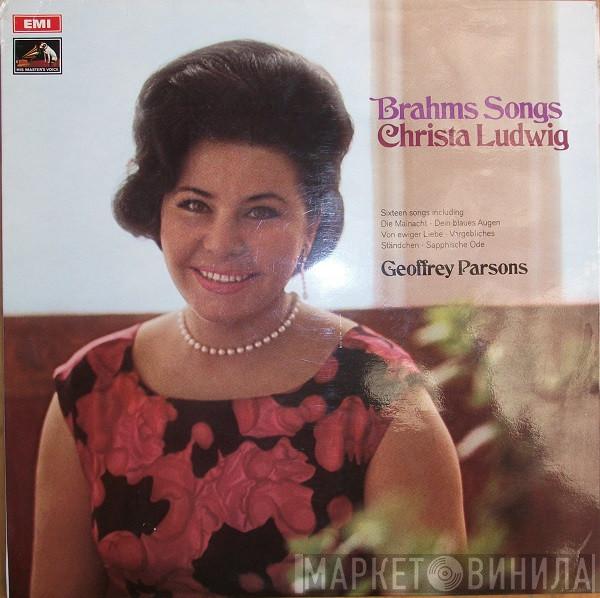 Christa Ludwig, Geoffrey Parsons , Johannes Brahms - Brahms Songs Christa Ludwig