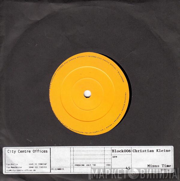 Christian Kleine - Minus Time